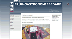 Desktop Screenshot of frueh-gastronomiebedarf.de